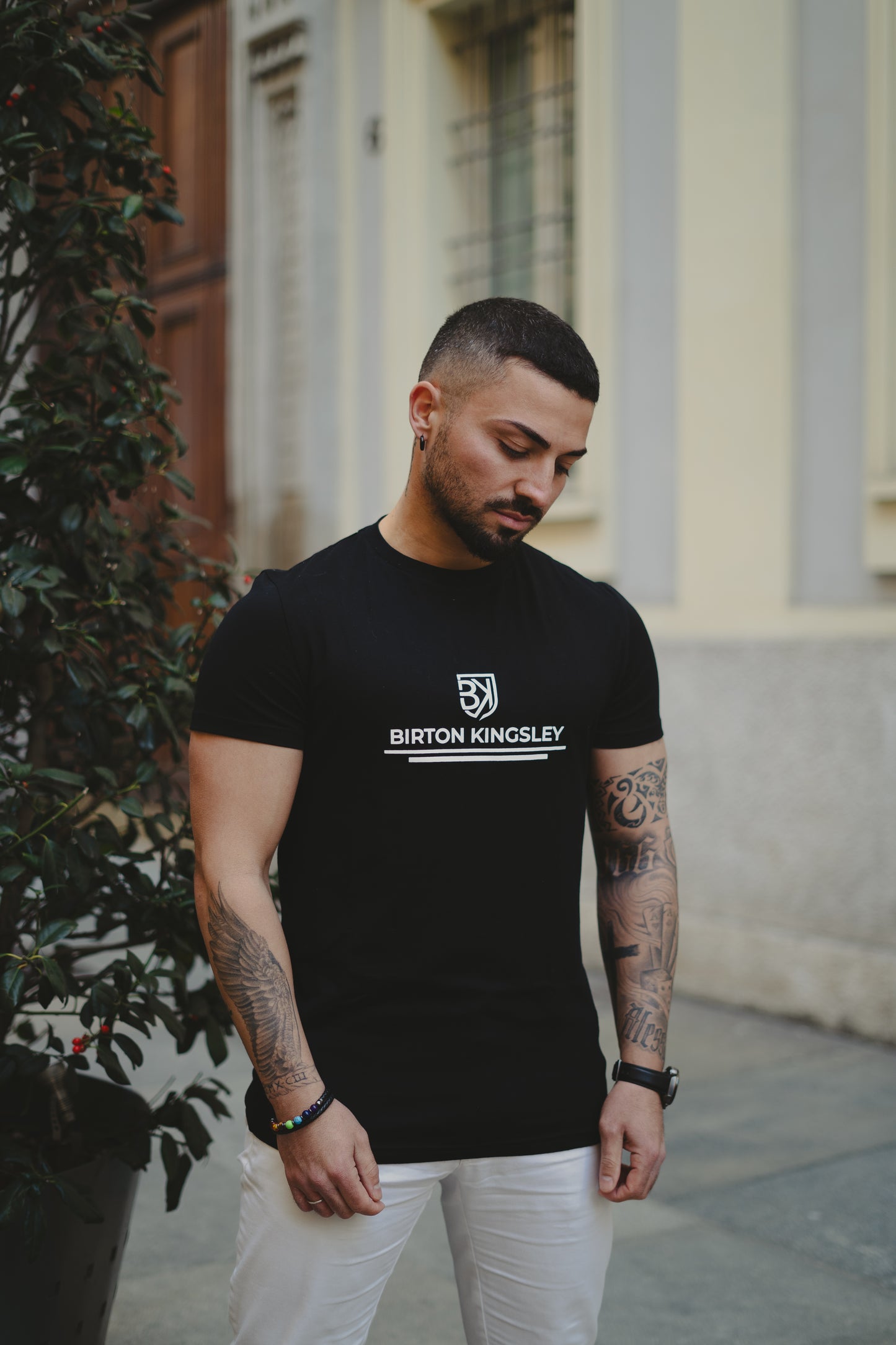 Exeter - Premium T-Shirt Midnight Black made from 100% Supima cotton