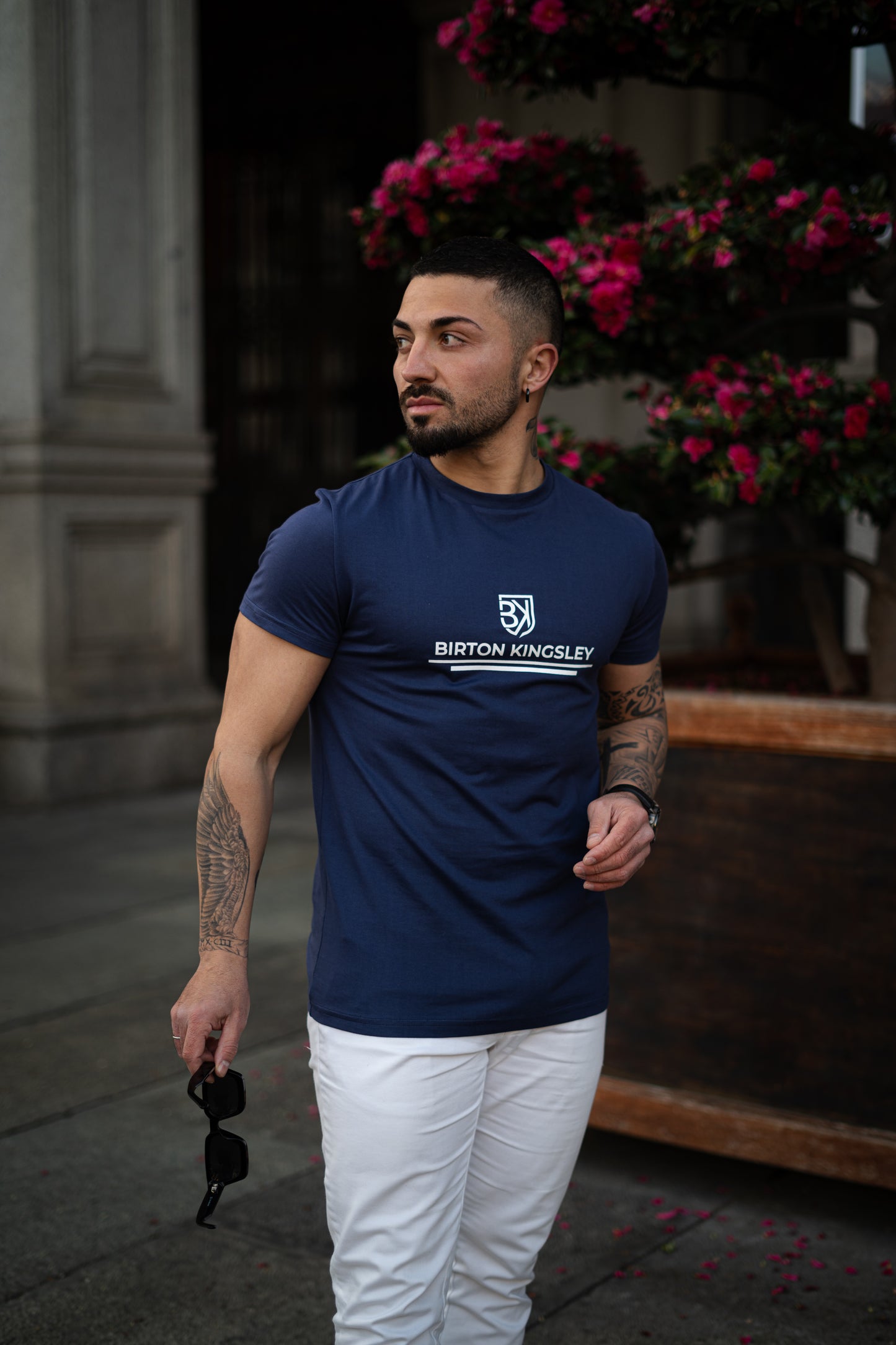 Exeter - Premium T-shirt Royal Blue made from 100% Supima cotton